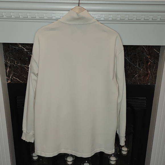 PARADISE COLLECTION 1/4 ZIP PULLOVER, CREAM XL - Picture 3 of 5